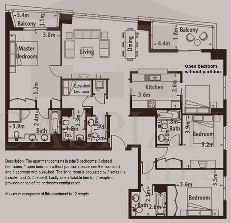 Elite Royal Apartment - Panoramic Full Burj Khalifa, Fountain & Skyline View - Baron ดูไบ ภายนอก รูปภาพ