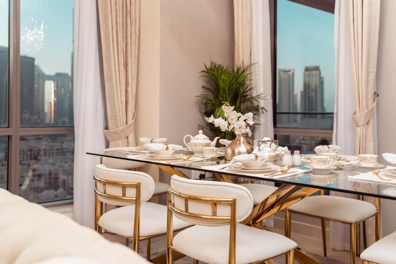Elite Royal Apartment - Panoramic Full Burj Khalifa, Fountain & Skyline View - Baron ดูไบ ภายนอก รูปภาพ