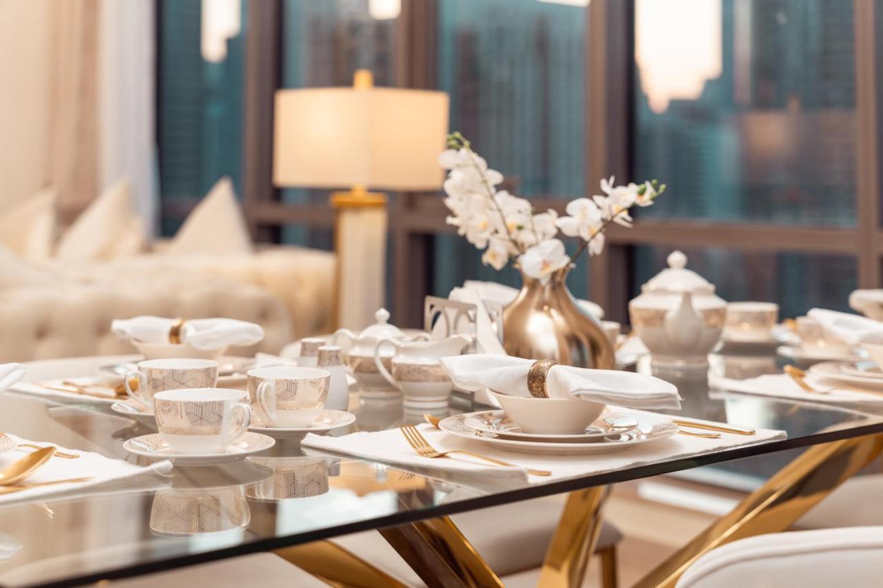 Elite Royal Apartment - Panoramic Full Burj Khalifa, Fountain & Skyline View - Baron ดูไบ ภายนอก รูปภาพ