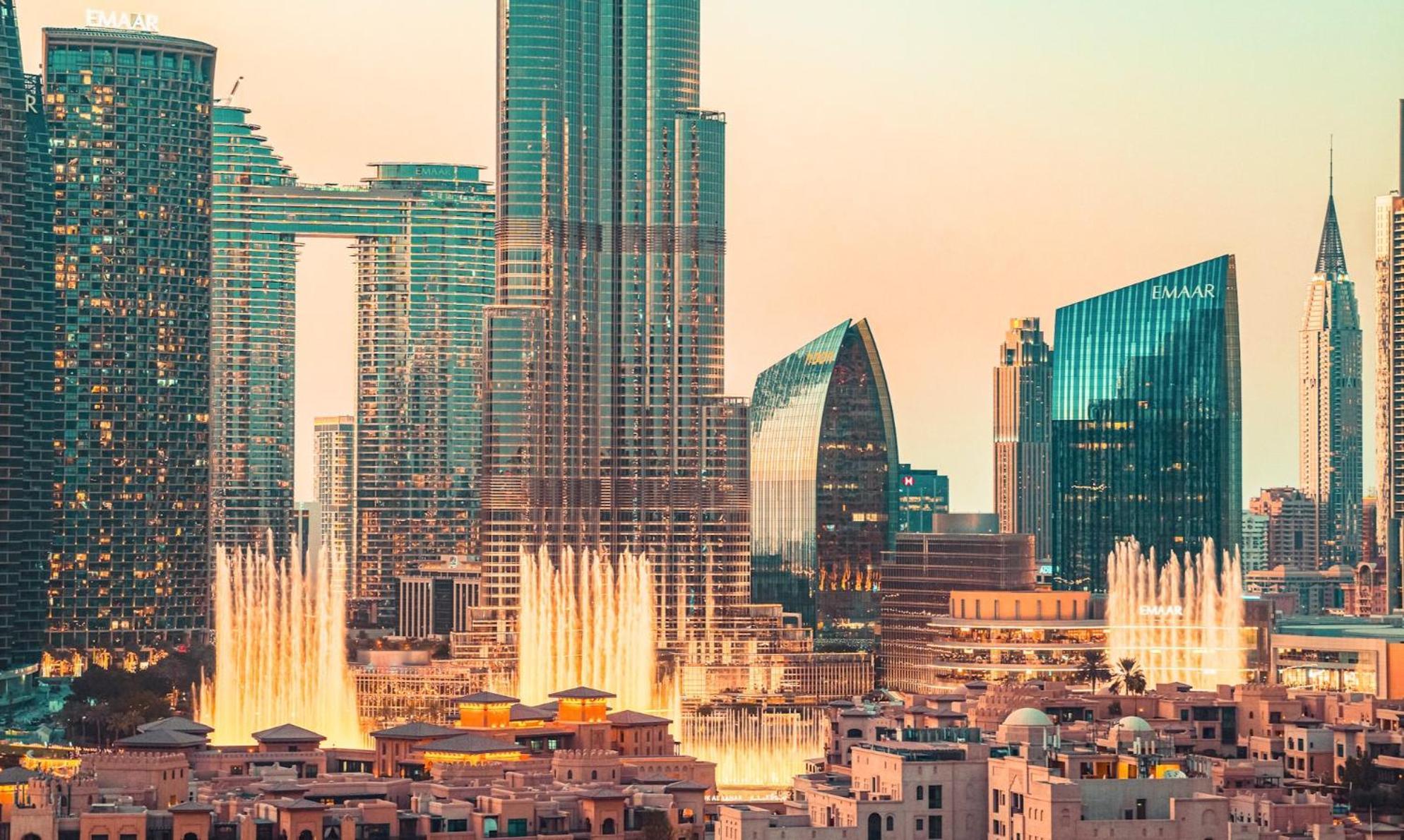 Elite Royal Apartment - Panoramic Full Burj Khalifa, Fountain & Skyline View - Baron ดูไบ ภายนอก รูปภาพ