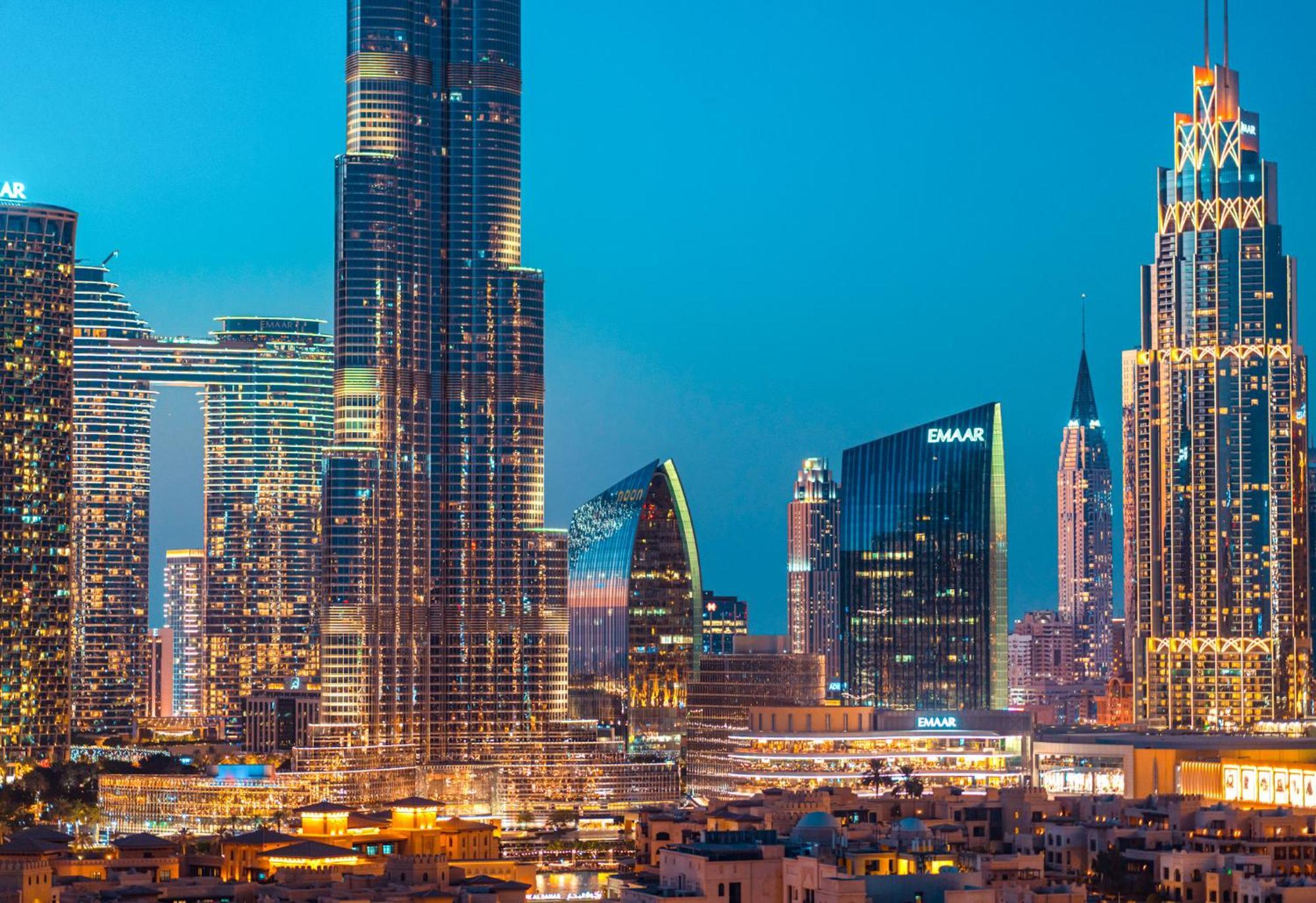 Elite Royal Apartment - Panoramic Full Burj Khalifa, Fountain & Skyline View - Baron ดูไบ ภายนอก รูปภาพ